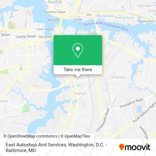 East Autoshop And Services map