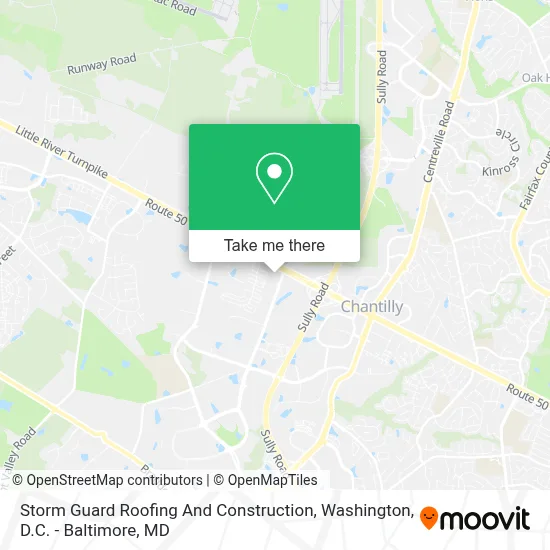 Storm Guard Roofing And Construction map