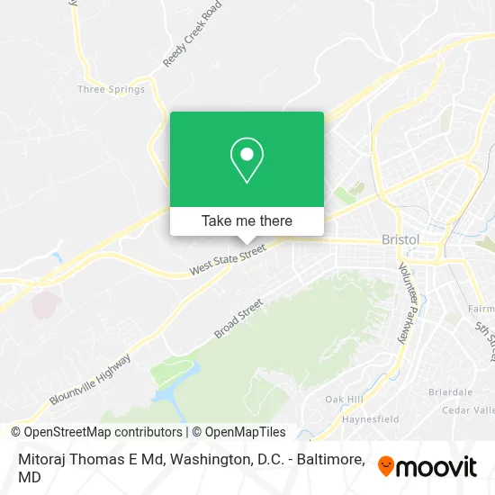 Mitoraj Thomas E Md map