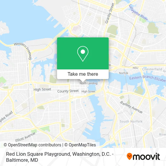 Red Lion Square Playground map