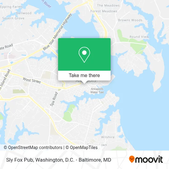 Sly Fox Pub map