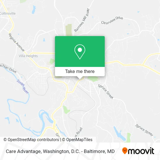 Care Advantage map