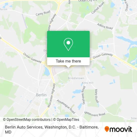 Berlin Auto Services map