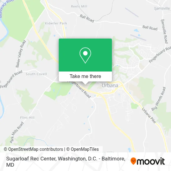 Sugarloaf Rec Center map