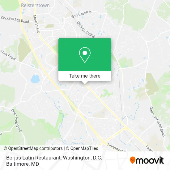 Borjas Latin Restaurant map