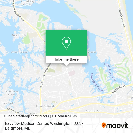 Bayview Medical Center map