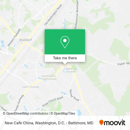 New Cafe China map
