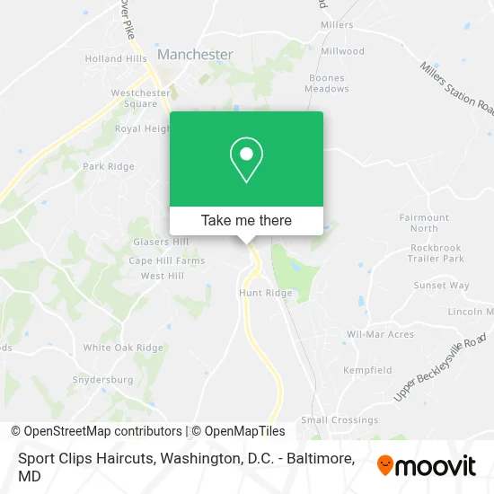Sport Clips Haircuts map