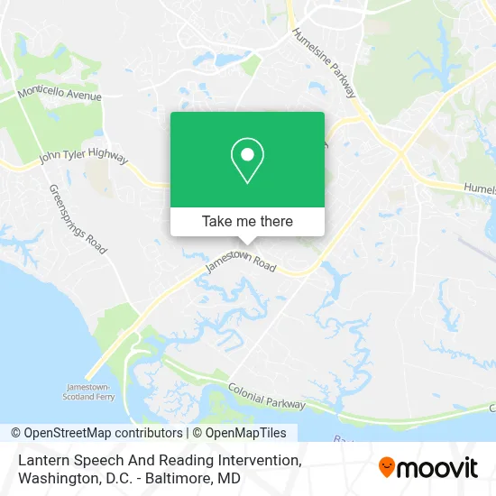 Lantern Speech And Reading Intervention map