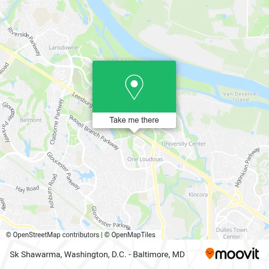 Sk Shawarma map