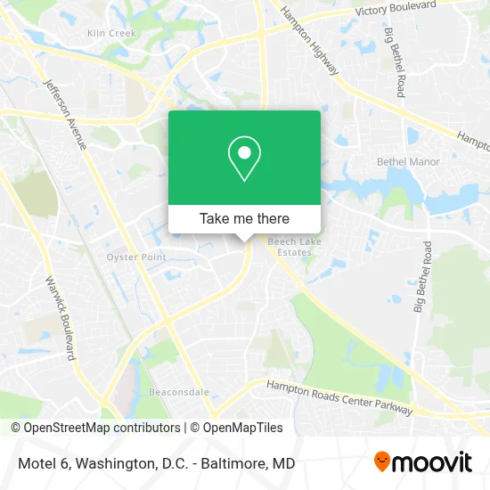 Motel 6 map