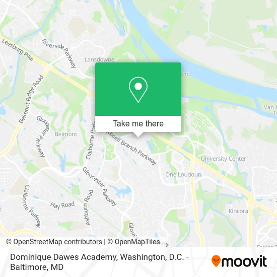 Dominique Dawes Academy map