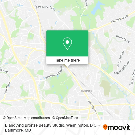 Blanc And Bronze Beauty Studio map