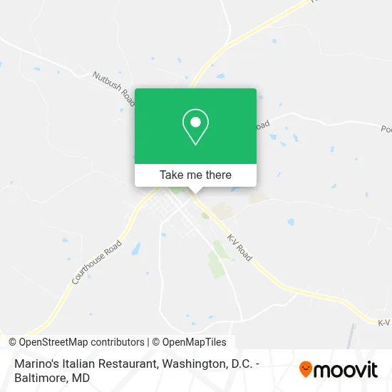 Marino's Italian Restaurant map