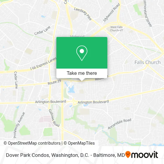 Dover Park Condos map
