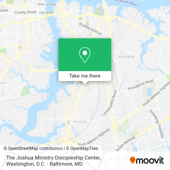 The Joshua Ministry Discipleship Center map