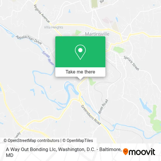 A Way Out Bonding Llc map