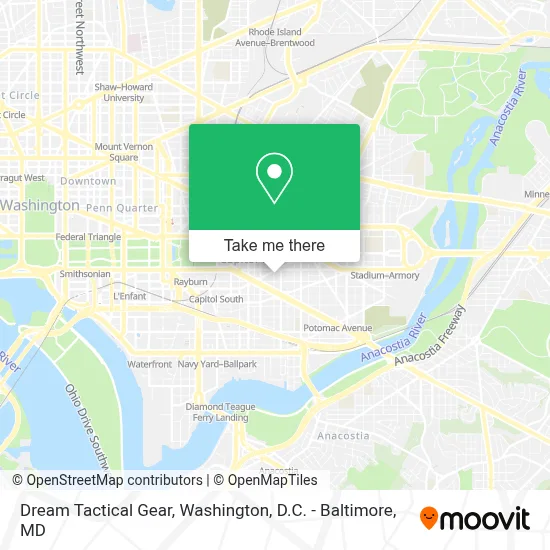 Dream Tactical Gear map