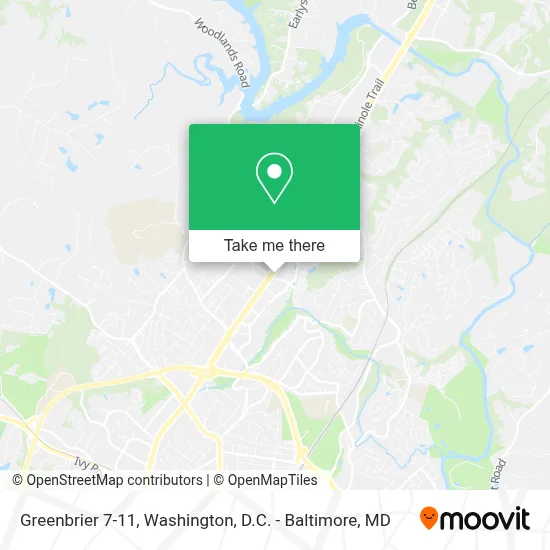 Greenbrier 7-11 map