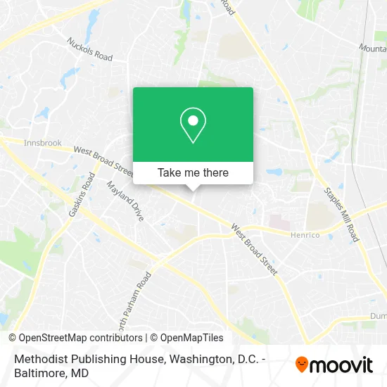 Methodist Publishing House map
