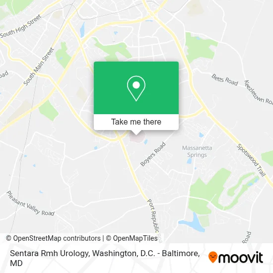 Sentara Rmh Urology map