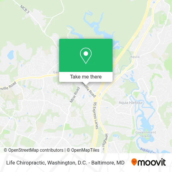 Life Chiropractic map
