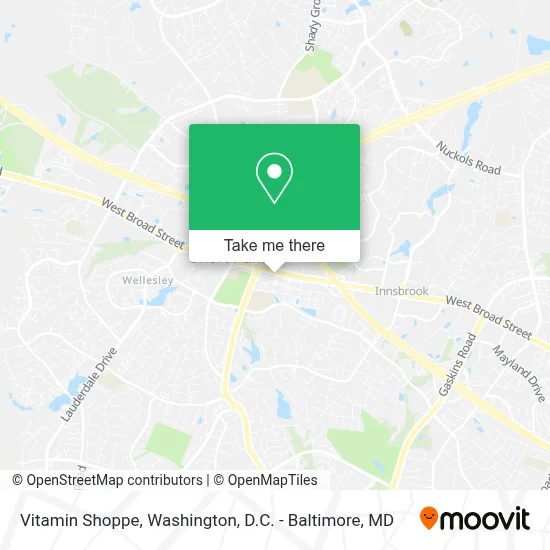 Vitamin Shoppe map