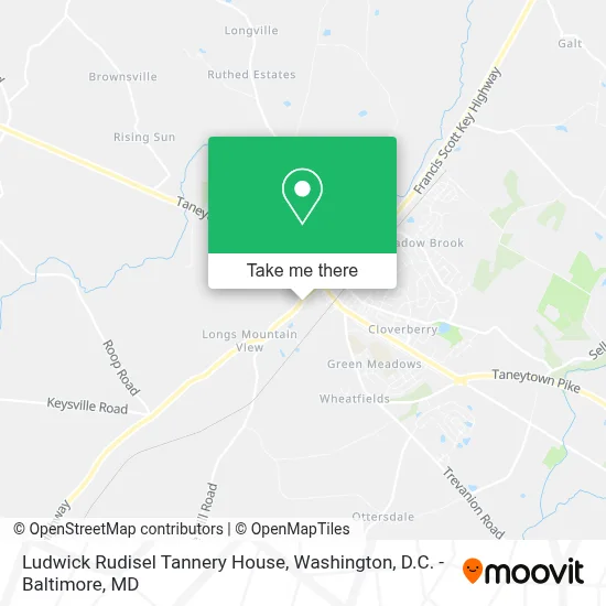 Ludwick Rudisel Tannery House map