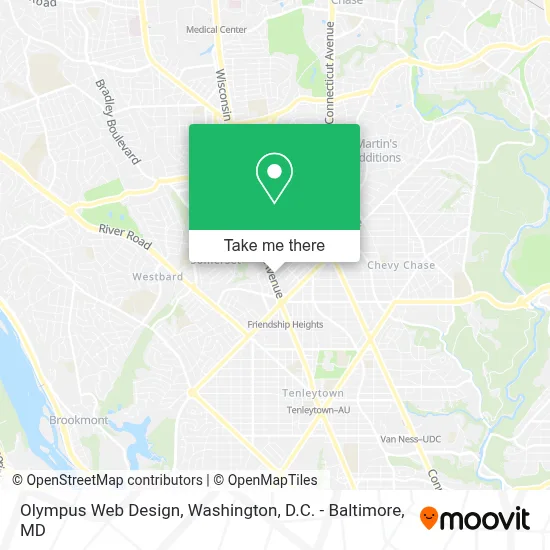 Olympus Web Design map