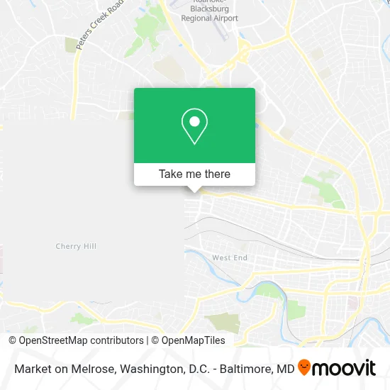 Market on Melrose map