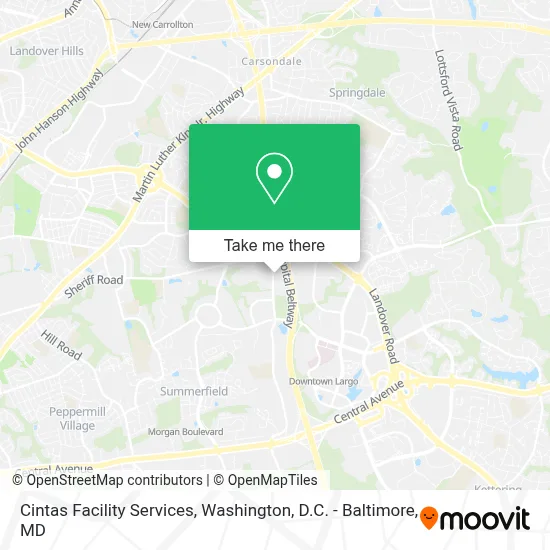 Cintas Facility Services map