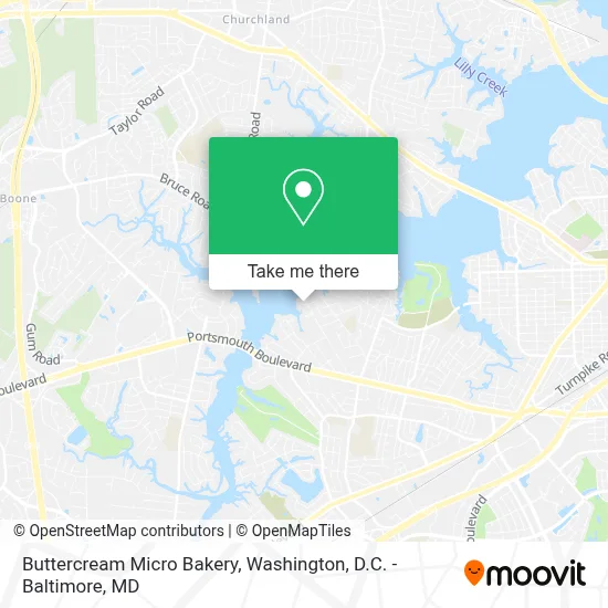 Buttercream Micro Bakery map