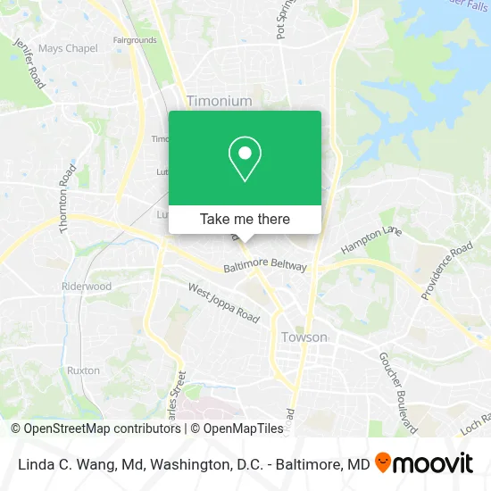Linda C. Wang, Md map