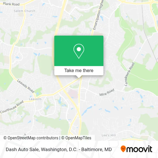 Dash Auto Sale map