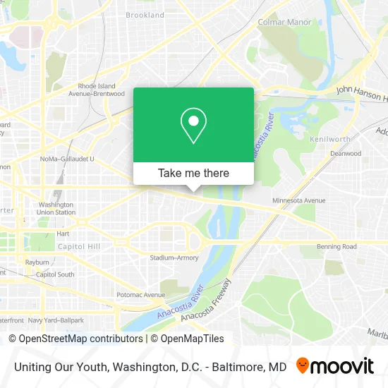 Uniting Our Youth map
