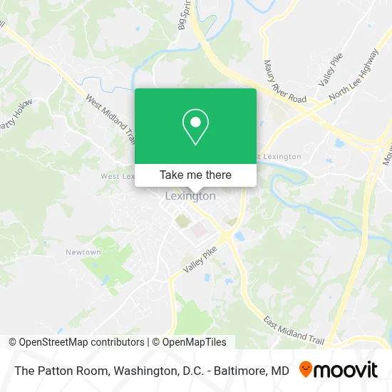 The Patton Room map