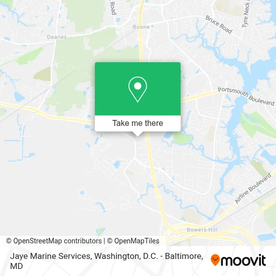 Jaye Marine Services map