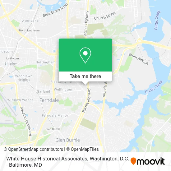 White House Historical Associates map