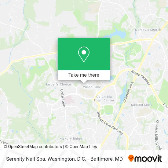 Serenity Nail Spa map