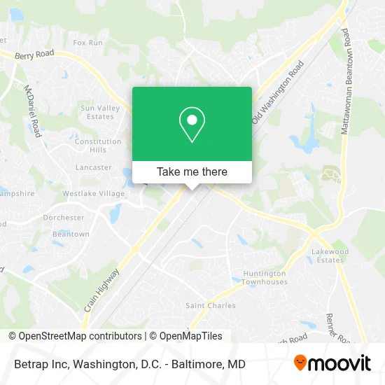 Betrap Inc map
