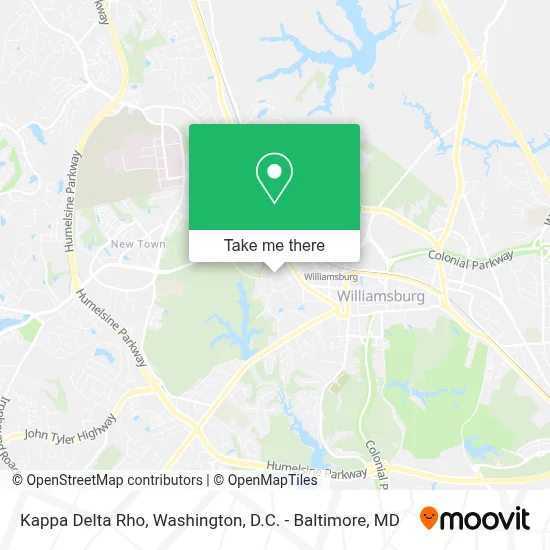 Kappa Delta Rho map