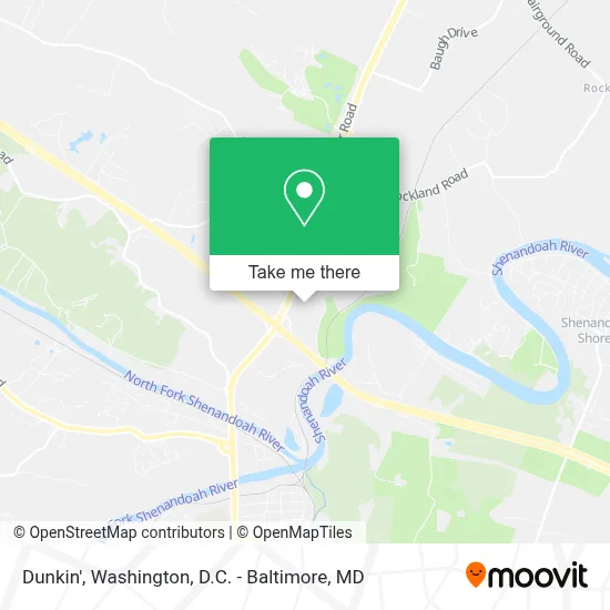 Dunkin' map