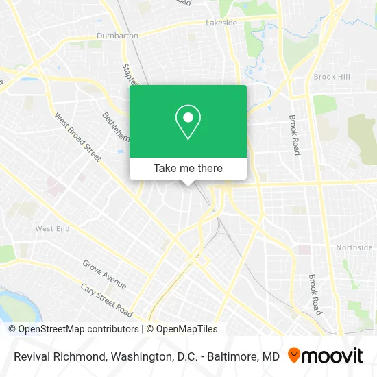 Revival Richmond map