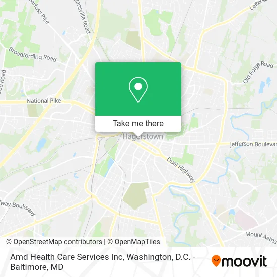 Amd Health Care Services Inc map