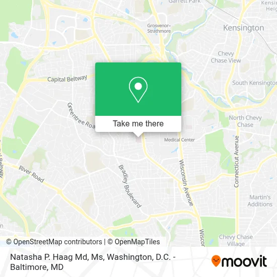 Natasha P. Haag Md, Ms map