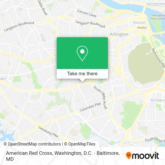 American Red Cross map