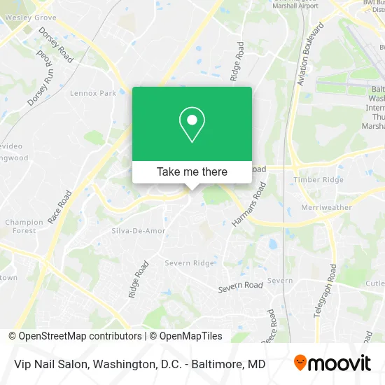 Vip Nail Salon map