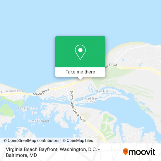 Virginia Beach Bayfront map