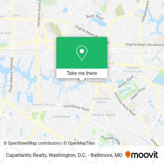Capatlantic Realty map