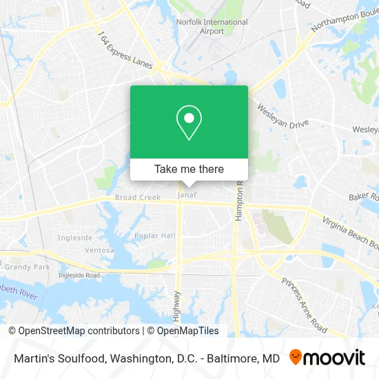 Martin's Soulfood map